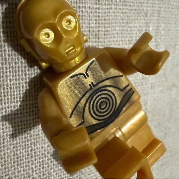 Star Wars C-3PO Gold Droid Minifigure Keychain Toy Collectible - Picture 16 of 17